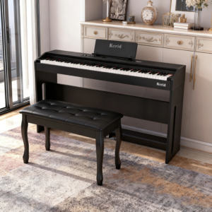 Fabrikmusikinstrument, aufrechtes Digitalpiano, schwerer Hammer, 88 gewichtete Tasten, multifunktionales digitales elektronisches Klavier