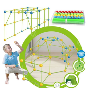 Kreatives Kinderspielzeug Fort Bausatz Kinder DIY 3D Burgen Tunnel Zelte Spiele Lernspielzeug Geburtstagsgeschenke
