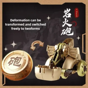 Verwandlungsroboter-Set Chinesisches Schach – zwei Formen, Sammler-Spielzeug