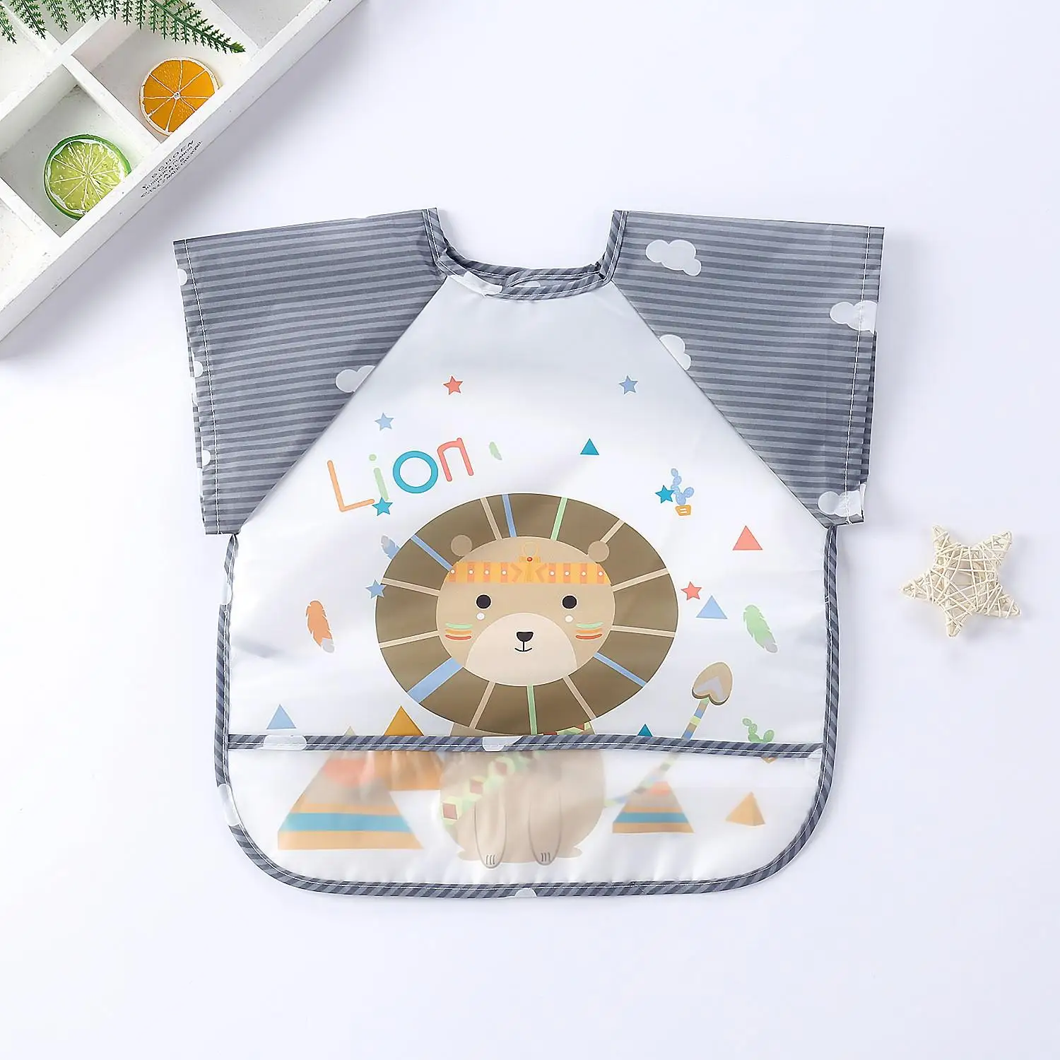 Wasserdichtes Ärmellätzchen mit Tasche, 0–3 Jahre - Image 18