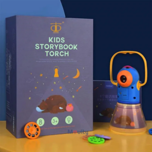 Geschichtenprojektor mit Nachtlicht, Taschenlampe, Spielzeug für Kinder, Schlafgeschichtenmaschine, leuchtendes Spielzeug, für Babys, frühes Lernen, pädagogisch