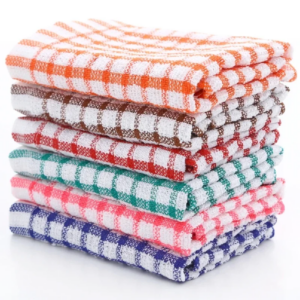 6PCS Baumwolle Küche Geschirrtücher Saugfähigen Lint Free Catering Restaurant Tuch Geschirr Handtücher Reinigung Tuch Küche Reinigung Handtuch