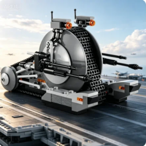 Spot MOC Domestic Tank Robot Toy Model Suitable for Home Decoration, Children's Birthday and Christmas Gifts