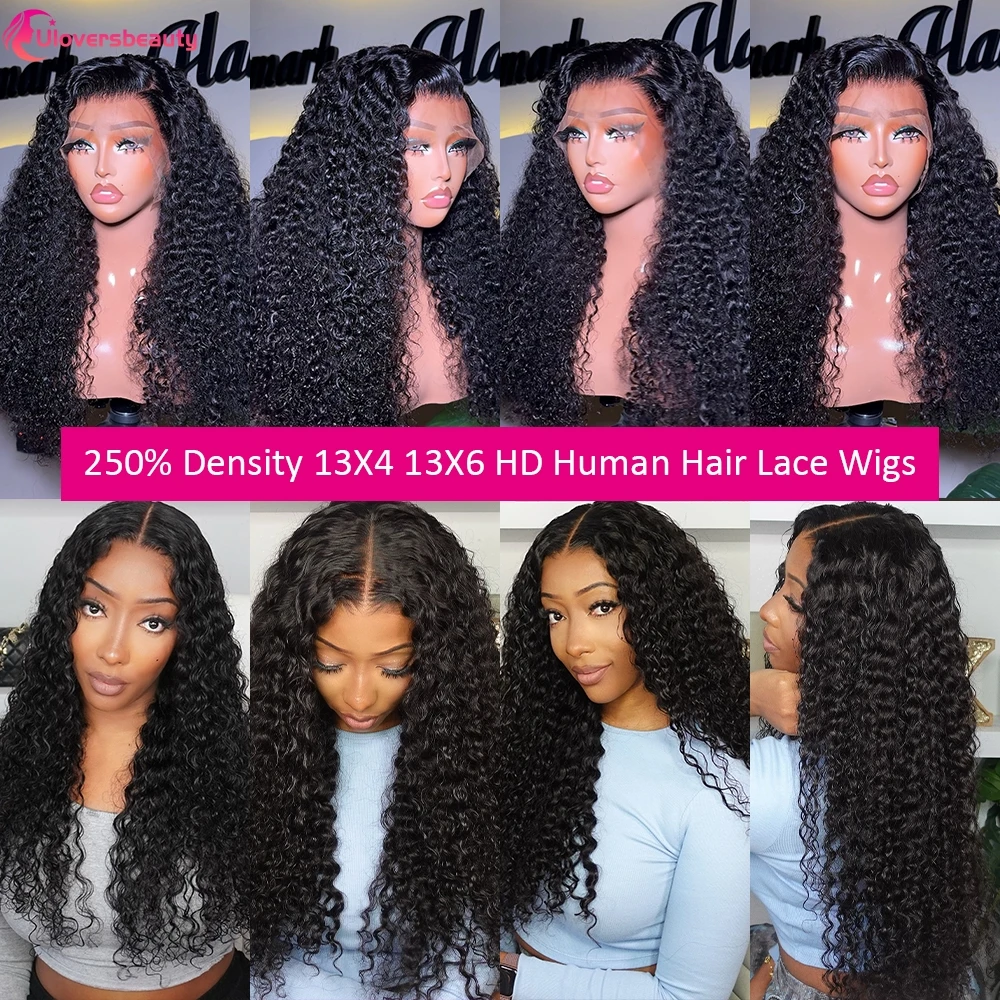 32 34 36 Inch Deep Curly Human Hair Wig Hd Lace Wig 13X6 Human Hair 250% Density Glueless Wig Human Hair Curly Human Hair Wigs 32 34 36 Inch Deep Curly Human Hair Wig Hd Lace Wig 13X6 Human Hair 250% Density Glueless Wig Human Hair Curly Human Hair Wigs - Image 6