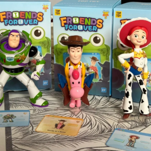Toptoy Blind Box Toy Story 5 Friends Forever Serie Woody Figur Sammlerstück Desktop-Deko Abnehmbarer Hut Ornament Geschenk