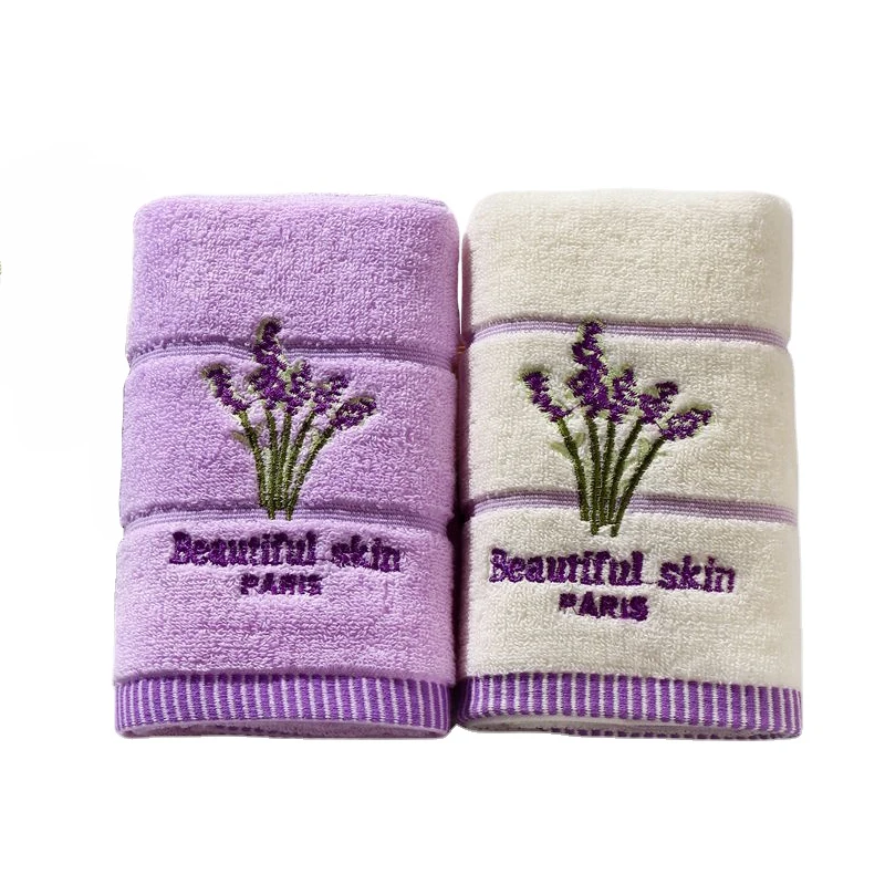 Hochwertige Badet Uch Baumwolle Stickerei Lavendel Aroma Therapie Weiche Hand Gesicht Handtuch Blatt Set 34X74Cm Badet Uch Hochwertige Badet Uch Baumwolle Stickerei Lavendel Aroma Therapie Weiche Hand Gesicht Handtuch Blatt Set 34X74Cm Badet Uch
