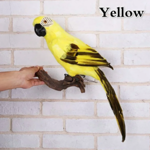Neue Kreative 45 cm Simulation Papagei Handgemachte Schaum Feder Ara Rasen Figur Ornament Gefälschte Tier Vogel Garten Prop Dekoration