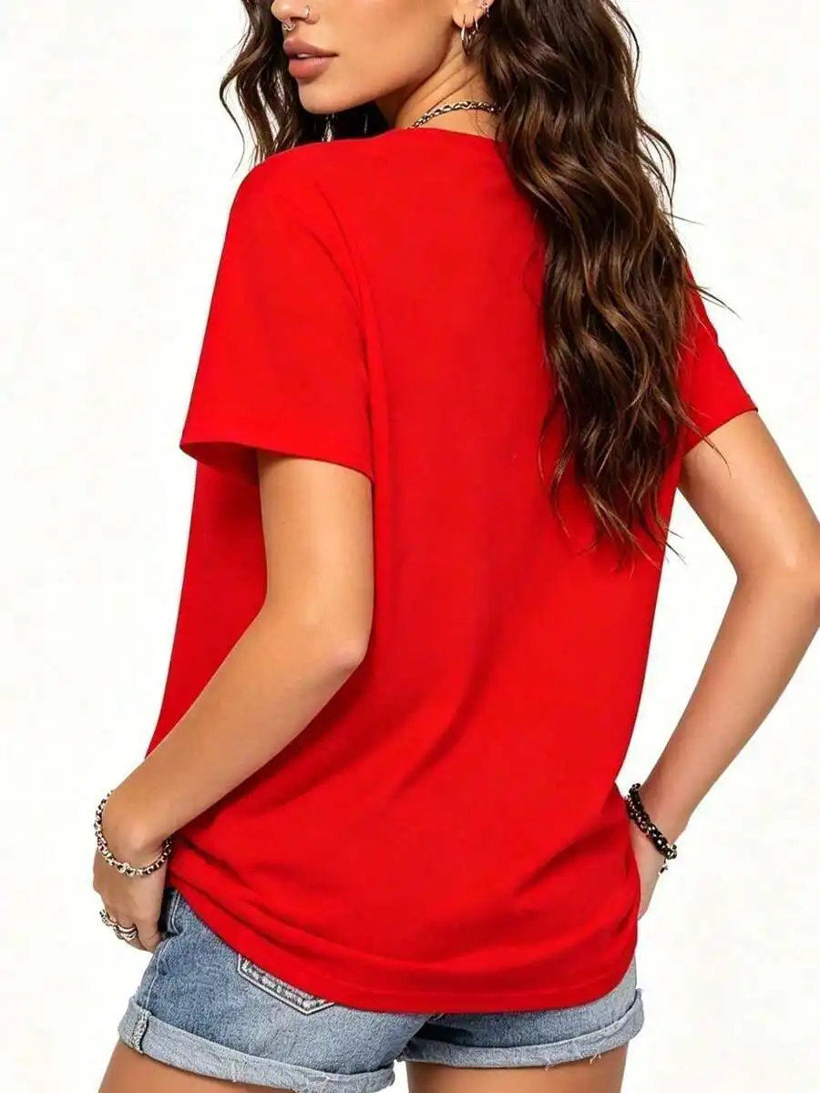 Women Vintage Christian Casual Heavyweight T‑Shirt God Is Good And It'S Always Been Like This Bible Verse Graphic Print Crew Neck Short Sleeve Retro Everyday Wear Tee Women Vintage Christian Casual Heavyweight T‑Shirt God Is Good And It'S Always Been Like This Bible Verse Graphic Print Crew Neck Short Sleeve Retro Everyday Wear Tee - Image 3
