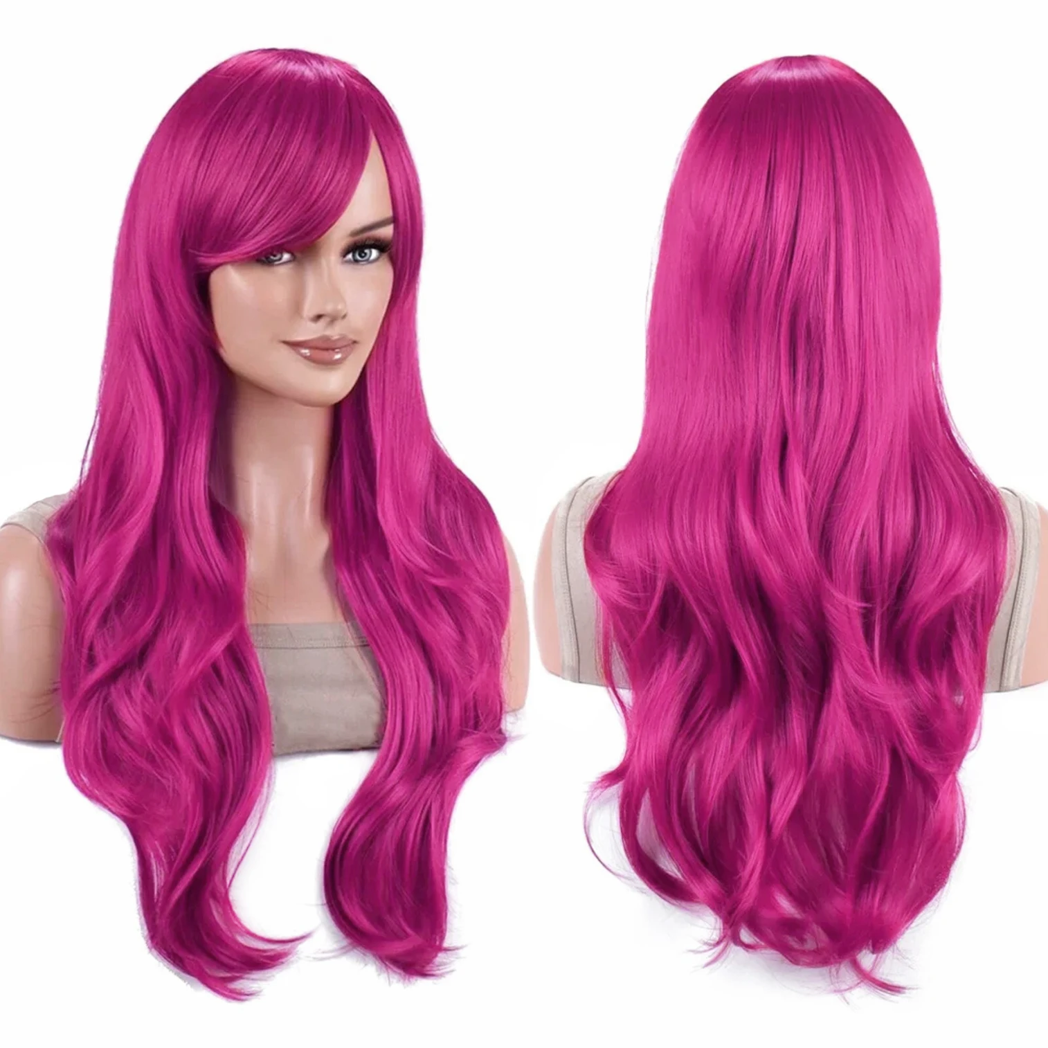Synthetische Haare Rosa Wellige Lolita Cosplay Perücke Anime Perücken Yuno Gasai Halloween Kostüm Krul Tepes Perücke Für Frauen Synthetische Haare Rosa Wellige Lolita Cosplay Perücke Anime Perücken Yuno Gasai Halloween Kostüm Krul Tepes Perücke Für Frauen - Image 5