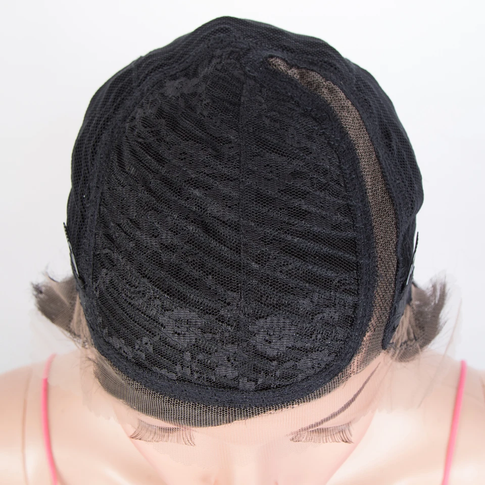 Lekker Schwarze Kurze Pixie-Perücke 13X1 C-Part Lace Front 100% Echthaar-Perücken Für Frauen Klebefreie Brasilianische Remy-Haar Glatte Perücken Lekker Schwarze Kurze Pixie-Perücke 13X1 C-Part Lace Front 100% Echthaar-Perücken Für Frauen Klebefreie Brasilianische Remy-Haar Glatte Perücken - Image 6