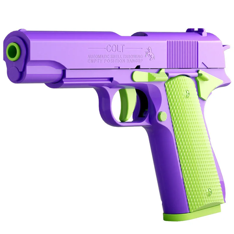 Stress Relief Simulation Model Gun Continuous Throwing Hanging Revolver Launcher Toy Gun Outdoor Play Entertainment Kids Gift Stress Relief Simulation Model Gun Continuous Throwing Hanging Revolver Launcher Toy Gun Outdoor Play Entertainment Kids Gift