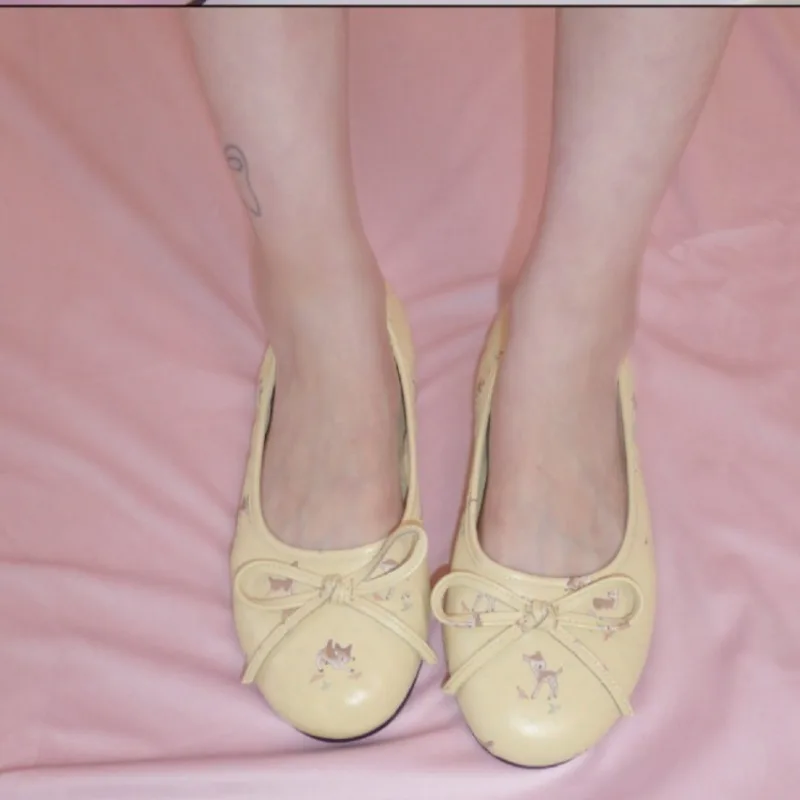 Elegante Damenschuhe, Herbst Neu, Bequeme Ballerinas, Leichte Modische Schuhe Für Damen, Marken-Sneaker Mit Schleife, Zapatos De Mujer Elegante Damenschuhe, Herbst Neu, Bequeme Ballerinas, Leichte Modische Schuhe Für Damen, Marken-Sneaker Mit Schleife, Zapatos De Mujer - Image 9
