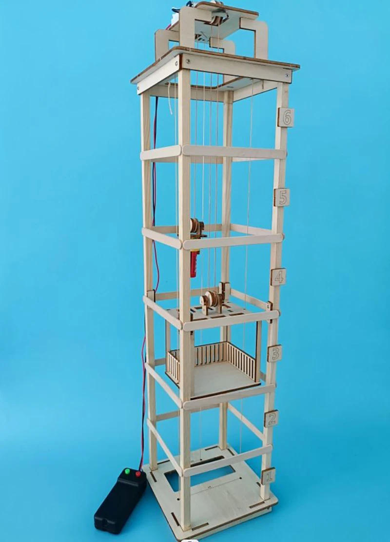Hölzernes Sechsstöckiges Aufzugsmodell Für Kinder, Wissenschaftliches Spielzeug, Lustige Technologie, Physik-Set, Lernspielzeug Für Kinder, Lernspielzeug Hölzernes Sechsstöckiges Aufzugsmodell Für Kinder, Wissenschaftliches Spielzeug, Lustige Technologie, Physik-Set, Lernspielzeug Für Kinder, Lernspielzeug