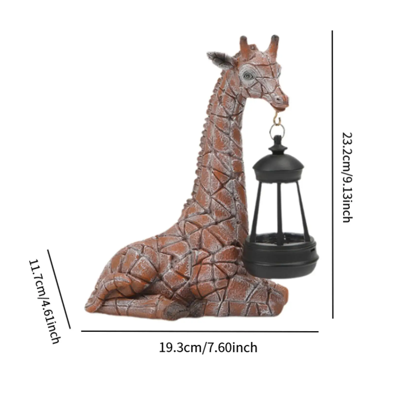 Garten-Giraffenstatue, Tierskulptur Mit Solarlicht, Schönes Geschenk Zum Sammeln Garten-Giraffenstatue, Tierskulptur Mit Solarlicht, Schönes Geschenk Zum Sammeln - Image 6