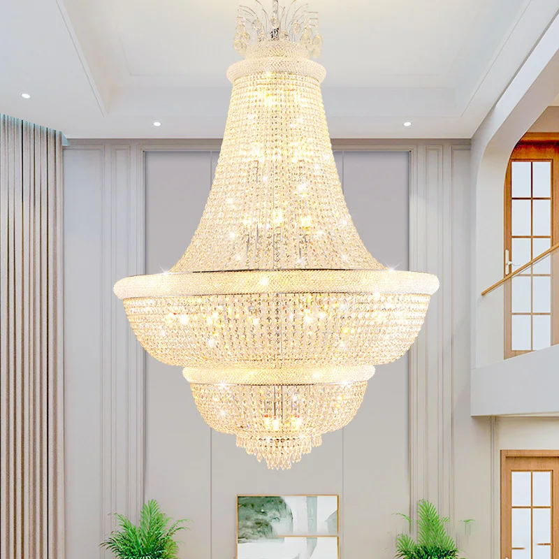 Luxus Kristall Kronleuchter Hause Loft Decor Glanz Led Beleuchtung Für Wohnzimmer Esszimmer Decke Kronleuchter Anhänger Lichter Leuchten Luxus Kristall Kronleuchter Hause Loft Decor Glanz Led Beleuchtung Für Wohnzimmer Esszimmer Decke Kronleuchter Anhänger Lichter Leuchten - Image 2