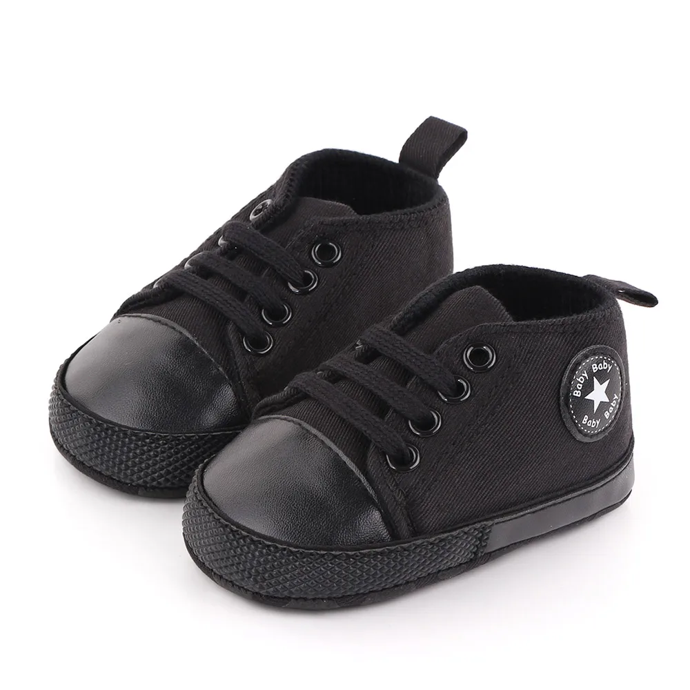 New Baby Shoes Boys Girls Classic Canvas Casual Sneakers Spring Newborn First Walker Toddler Soft Sole Non-Slip Walking Shoes - Image 7