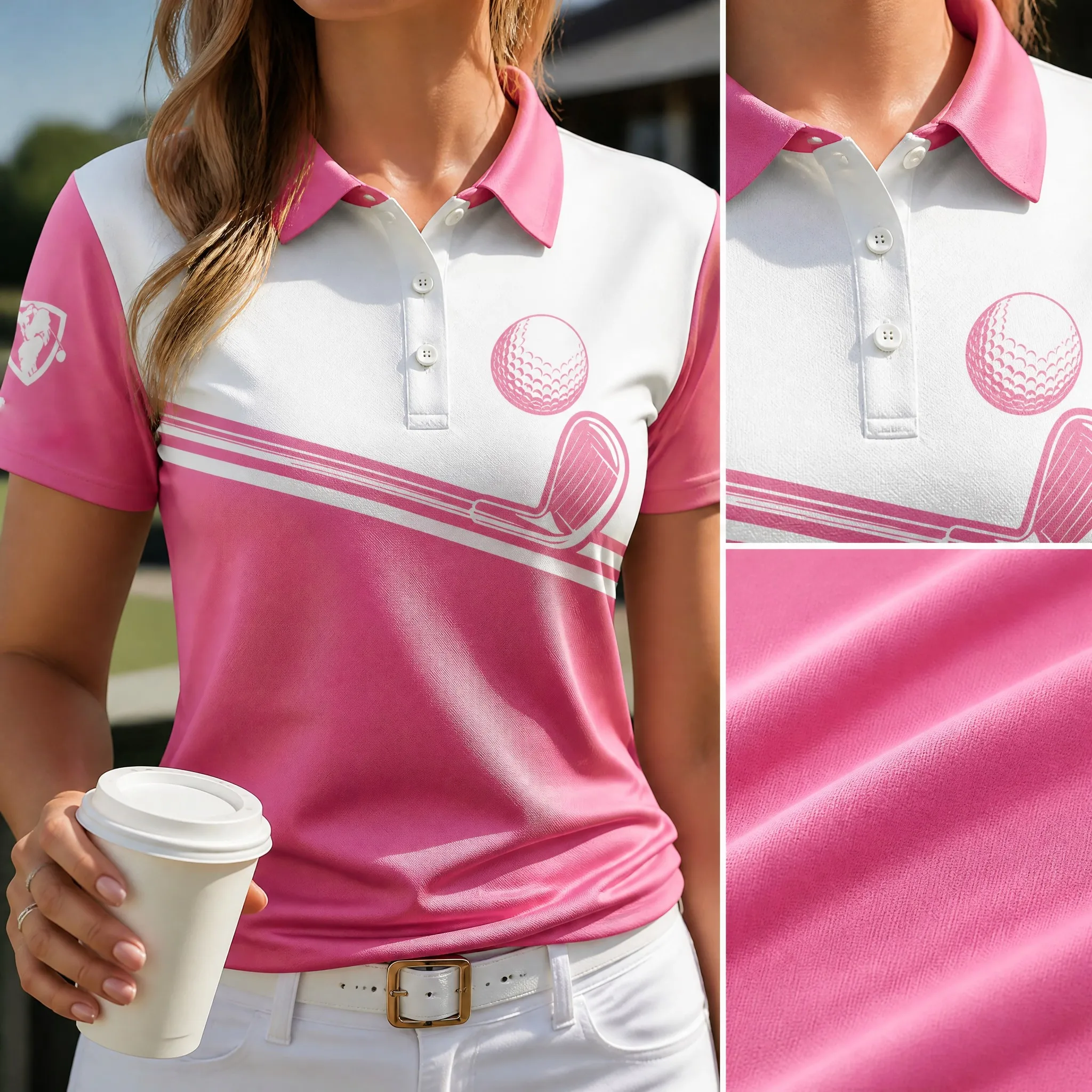Damen-Poloshirt Mit Aufdruck, Für Arbeit, Sport, Freizeit, Damen-T-Shirt, Oberteil, Sommer-Golfshirt, Kurzärmeliges Hemd Mit Umlegekragen Damen-Poloshirt Mit Aufdruck, Für Arbeit, Sport, Freizeit, Damen-T-Shirt, Oberteil, Sommer-Golfshirt, Kurzärmeliges Hemd Mit Umlegekragen - Image 5