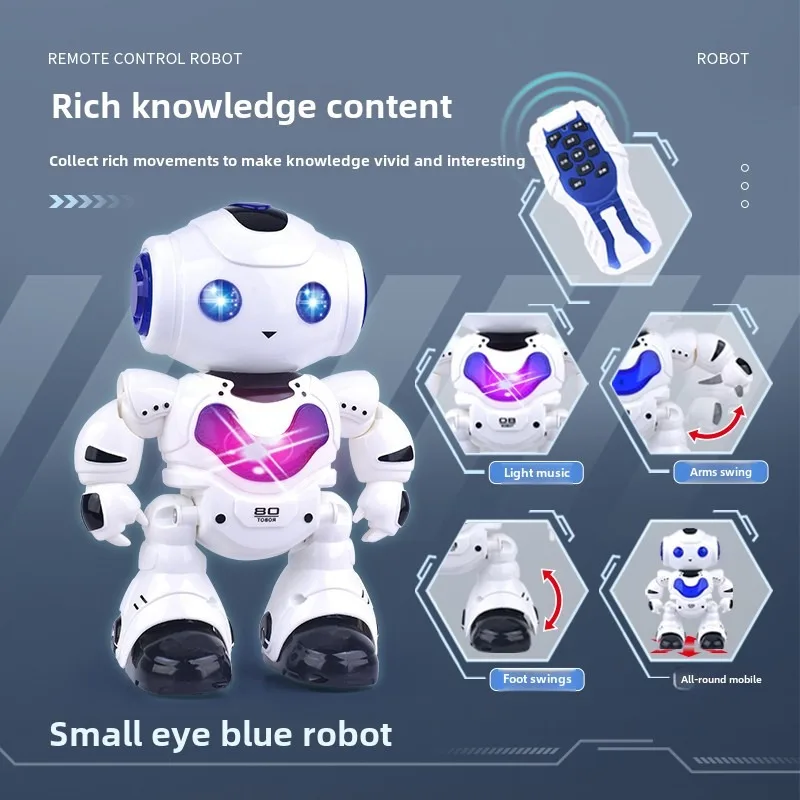Ferngesteuerter Roboter Als Kinderspielzeug Für Jungen, Kann Tanzen Und Singen, Sprachinteraktive Programmierung, Geeignet Für 4-8 Jahre Ferngesteuerter Roboter Als Kinderspielzeug Für Jungen, Kann Tanzen Und Singen, Sprachinteraktive Programmierung, Geeignet Für 4-8 Jahre - Image 4