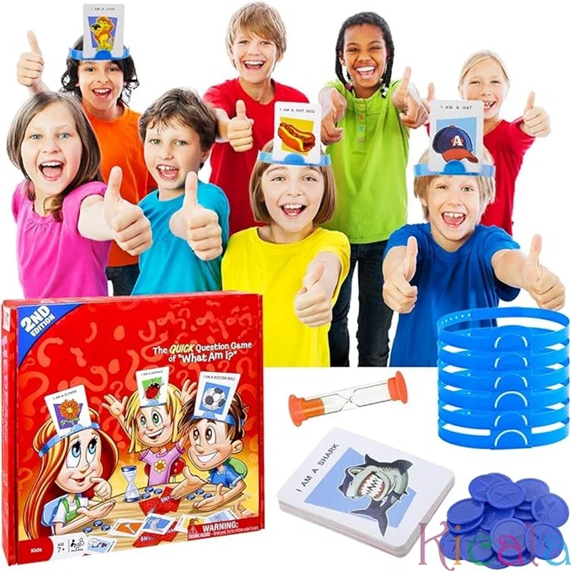 Lustiges Kartenspiel Für Kinder, Familienspiel, Ratespiel 'Wer Bin Ich?', Interaktives Lernspielzeug Für Eltern Und Kinder, Geschenk Für Jungen Und Mädchen Lustiges Kartenspiel Für Kinder, Familienspiel, Ratespiel 'Wer Bin Ich?', Interaktives Lernspielzeug Für Eltern Und Kinder, Geschenk Für Jungen Und Mädchen