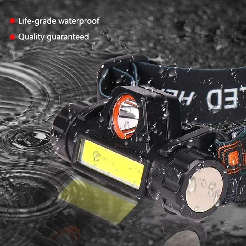 Wiederaufladbare Angeln Led Scheinwerfer Camping Scheinwerfer Xpe Cob Arbeit Licht 2 Beleuchtung Modi Mit Schwanz Magnet Abnehmbare Wiederaufladbare Angeln Led Scheinwerfer Camping Scheinwerfer Xpe Cob Arbeit Licht 2 Beleuchtung Modi Mit Schwanz Magnet Abnehmbare - Image 6