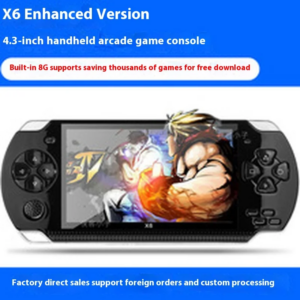 Psp 3000X6 Consola 12 Arten von Simulatoren 10000 Arcade-Spiele Retro Retro Arcade-Konsole 4,3-Zoll-IPS-Bildschirm Videospiel Spielzeug Geschenk