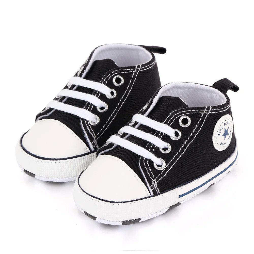 New Baby Shoes Boys Girls Classic Canvas Casual Sneakers Spring Newborn First Walker Toddler Soft Sole Non-Slip Walking Shoes - Image 15