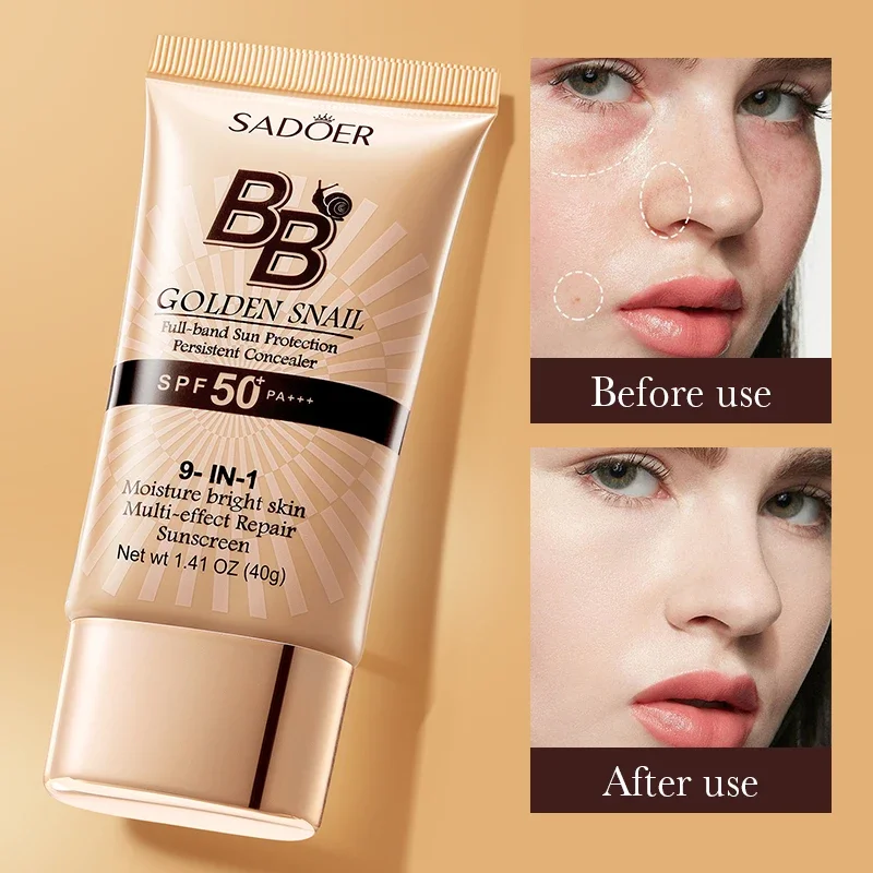 Spf50 Sunscreen Bb Cream Face Makeup Foundation Primer Moisturizer Concealer Sun Block Protection Isolation Spf50 Sunscreen Bb Cream Face Makeup Foundation Primer Moisturizer Concealer Sun Block Protection Isolation