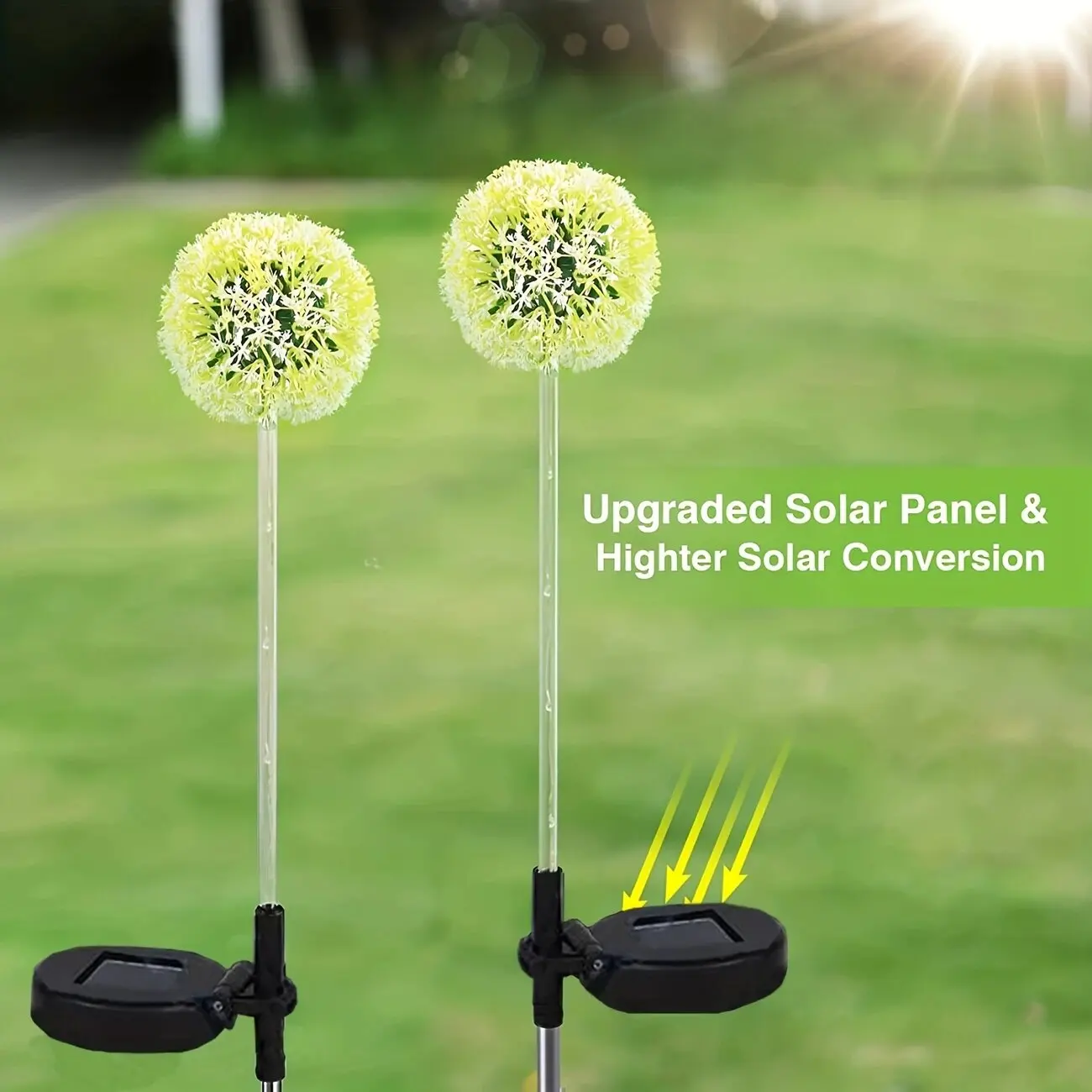 Solar-Led-Löwenzahn-Lichter, Wasserdichte Dekorative Außenleuchten, Landschaftsbeleuchtung Für Garten, Rasen, Hof, Weg Und Topfpflanze Solar-Led-Löwenzahn-Lichter, Wasserdichte Dekorative Außenleuchten, Landschaftsbeleuchtung Für Garten, Rasen, Hof, Weg Und Topfpflanze - Image 4
