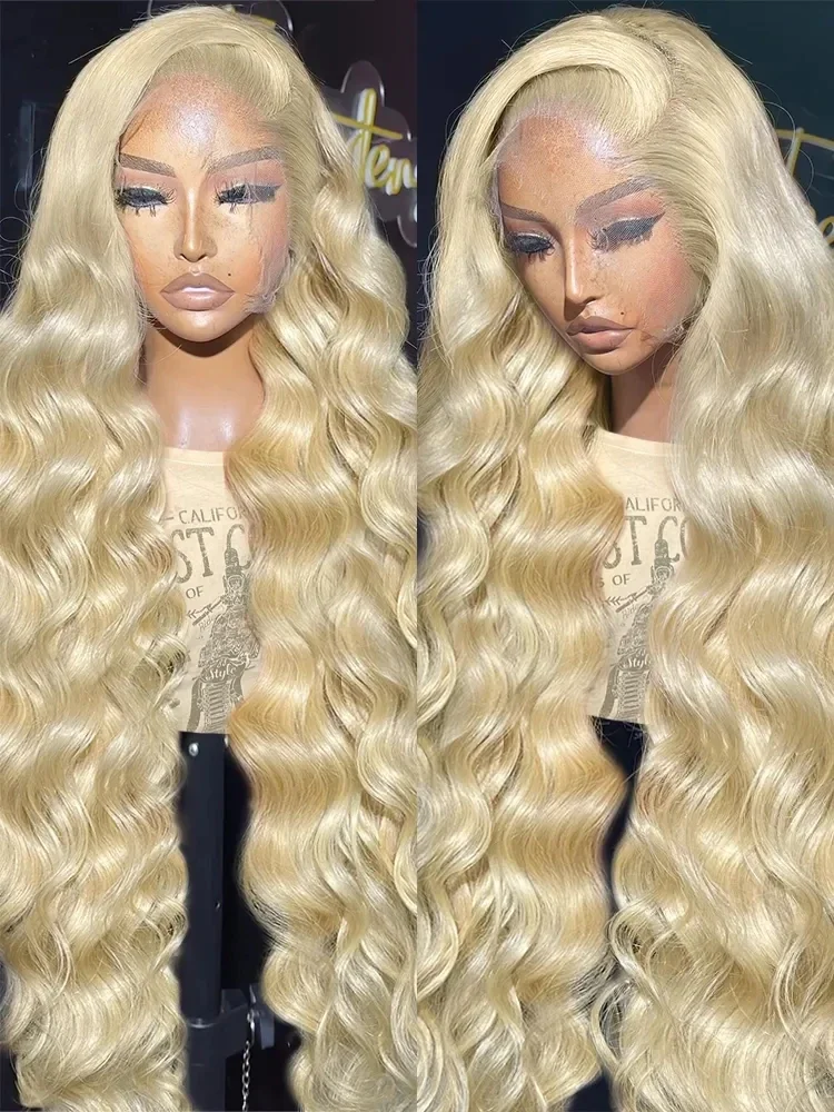 30-40 Zoll 613 Echthaarperücke 13X6 Hd Lace Frontal Perücken Für Frauen Body Wave 360 Perücken Echthaar Honigblond 13X4 Lace Front Perücke 30-40 Zoll 613 Echthaarperücke 13X6 Hd Lace Frontal Perücken Für Frauen Body Wave 360 Perücken Echthaar Honigblond 13X4 Lace Front Perücke - Image 3
