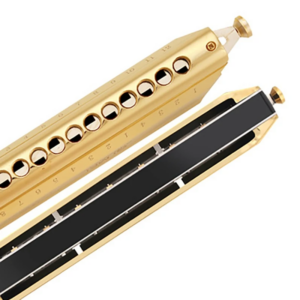 QI MEI Chromatische Mundharmonika 16 Loch 64 Ton Mund Orgel Instrumentos Key Von C Professionelle Musical Instruments