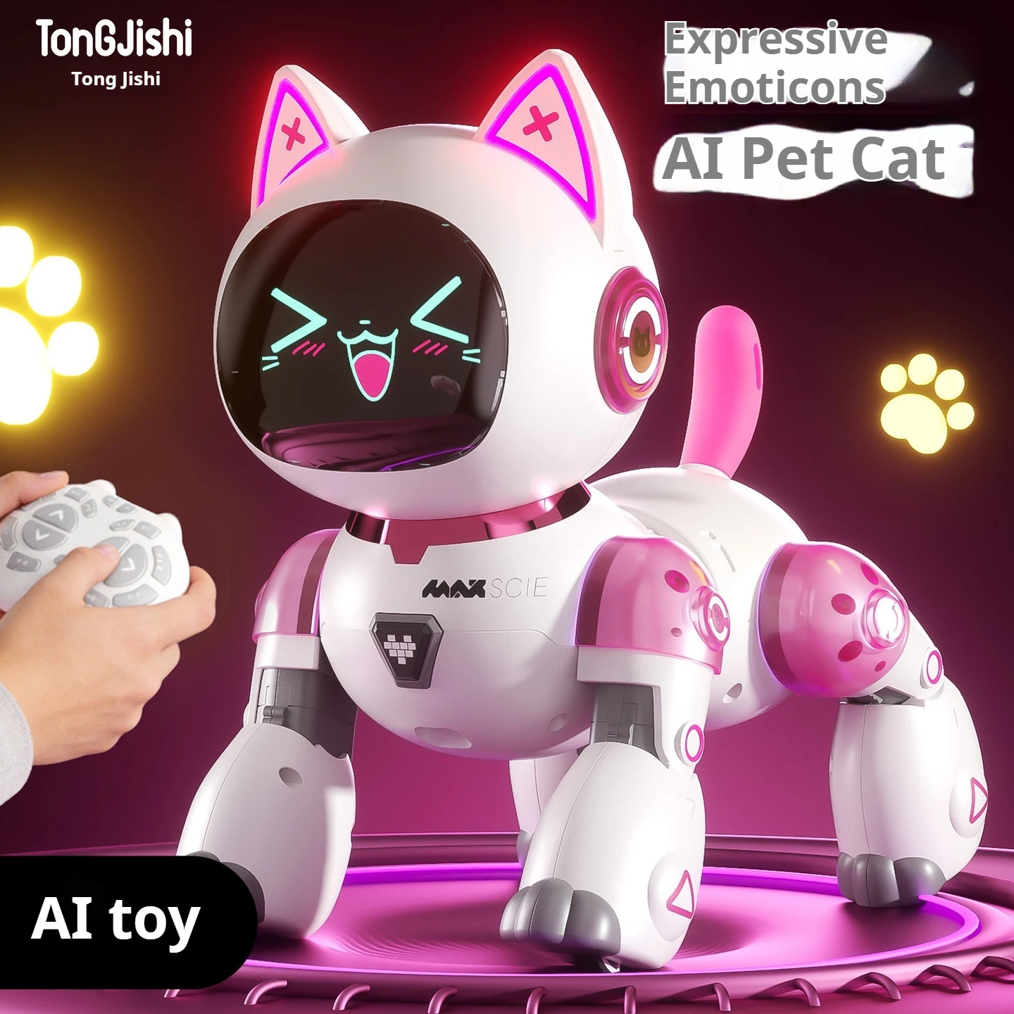Ai Ferngesteuerter Tanzender Katzenroboter Mit Interaktiven Gesichtsausdrücken, Intelligentes Haustierspielzeug, Geeignet Für Mädchen Im Alter Von 3 Bis 6 Jahren Als Geburtstagsgeschenk. Ai Ferngesteuerter Tanzender Katzenroboter Mit Interaktiven Gesichtsausdrücken, Intelligentes Haustierspielzeug, Geeignet Für Mädchen Im Alter Von 3 Bis 6 Jahren Als Geburtstagsgeschenk.