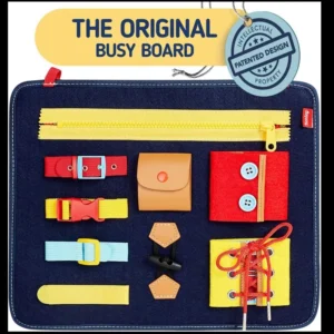 Busy Board Montessori-Spielzeug für Kleinkinder, sensorisches Spielzeug, Vorschule, Lernen, pädagogische Reiseaktivitäten für Jungen, Feinmotorik