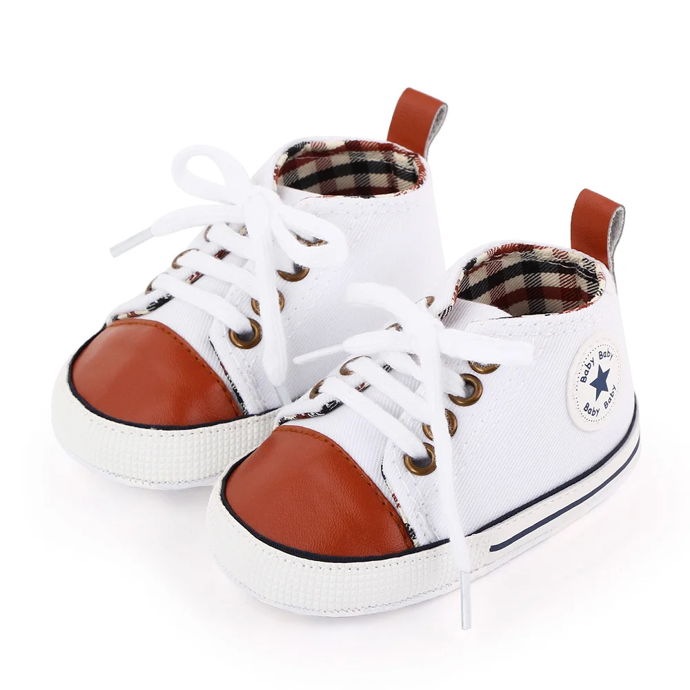 New Baby Shoes Boys Girls Classic Canvas Casual Sneakers Spring Newborn First Walker Toddler Soft Sole Non-Slip Walking Shoes - Image 27