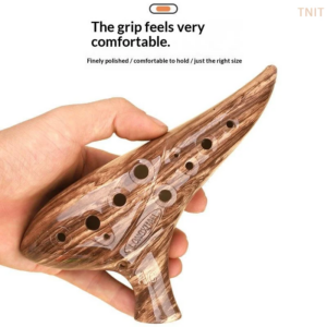 12-Loch-Ocarina-Instrument, Ocarinas Alto C-Ton, professionelles Harz-Ocarina-Instrument für Musikliebhaber und Anfänger