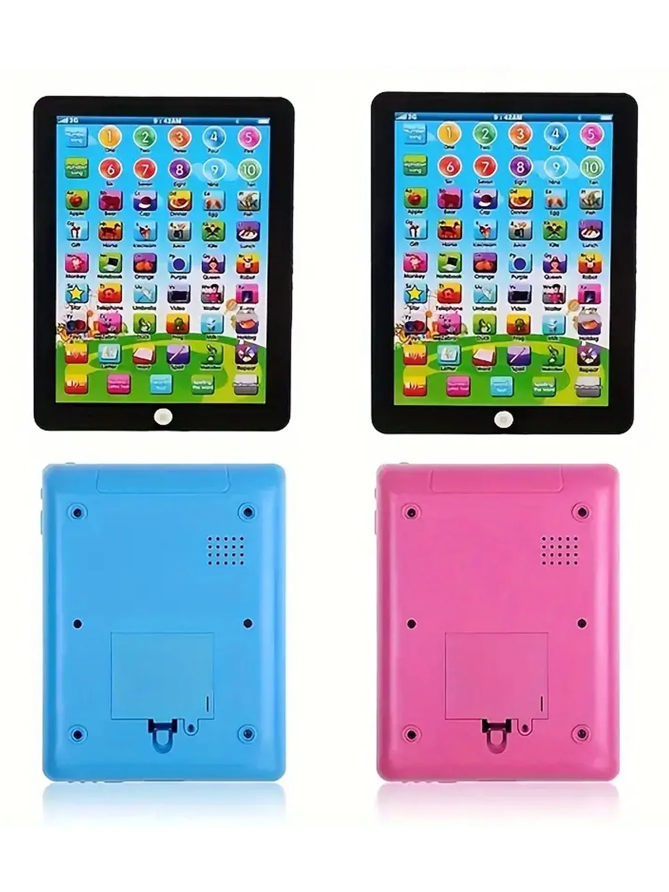 Simulation Tablet Toys, Kids Learning Pad/Tablet Interactive Toddler Toys With Words Numbers Alphabets Music Electronic Educatio Simulation Tablet Toys, Kids Learning Pad/Tablet Interactive Toddler Toys With Words Numbers Alphabets Music Electronic Educatio