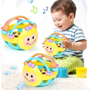 Baby Weiche Zahnen Spielzeug Neugeborenen Frühe Pädagogische Sensorischen Beißring Rassel Touch Hand Greifen Ball Entwickeln Infant Ball Spiel Spielzeug