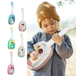 Gitarre Musical Kinder Ukulele Gitarre Spielzeug Aufklärung Musikinstrument Frühe Bildung für Kinder Geschenk