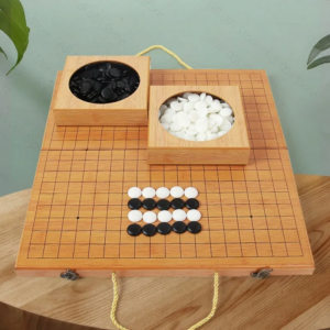19-Way Go Set Backgammon Board Game Black And White Chess Board for Strategic Thinking And Fun Competitions