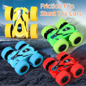 Flip Cars Spielzeug für Kinder Mini Truck 360° °   Rotierendes Stunt-Push-and-Go-Reibungsfahrzeug, tolle Geburtstagsgeschenkidee für Jungen