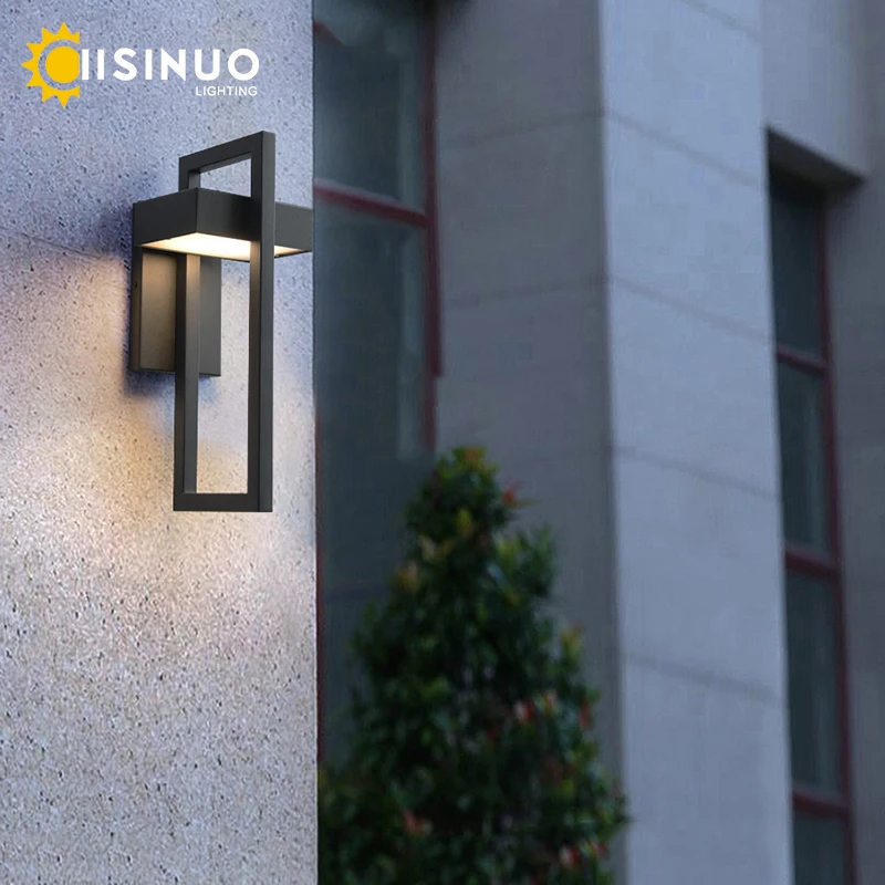 Wasserdichte Outdoor-Led-Wandbeleuchtung, Retro-Vintage-Stil, Schwarze Farbe, 10 W, Für Garten, Veranda, Wandleuchte, Straßenlaterne, 96 V, 220 V, Wandleuchte Wasserdichte Outdoor-Led-Wandbeleuchtung, Retro-Vintage-Stil, Schwarze Farbe, 10 W, Für Garten, Veranda, Wandleuchte, Straßenlaterne, 96 V, 220 V, Wandleuchte - Image 2