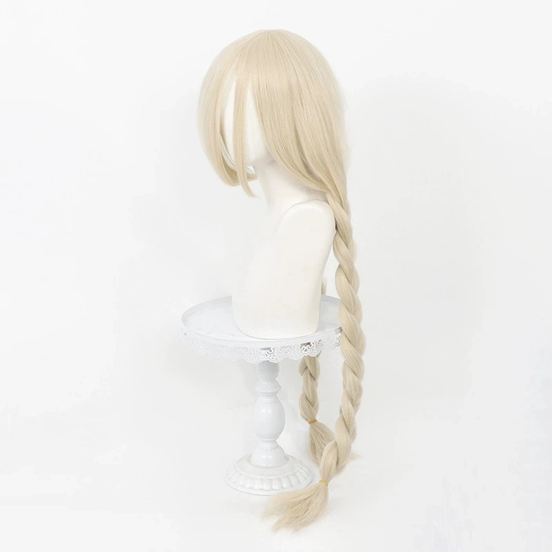 Cosplay-Perücke Azur Lane Anime-Perücke Owari Lange Blonde Synthetische Perücke Mit Simulierter Kopfhaut Flauschig Und Voluminös Doppelt Geflochtene Cosplay-Perücke Cosplay-Perücke Azur Lane Anime-Perücke Owari Lange Blonde Synthetische Perücke Mit Simulierter Kopfhaut Flauschig Und Voluminös Doppelt Geflochtene Cosplay-Perücke - Image 6