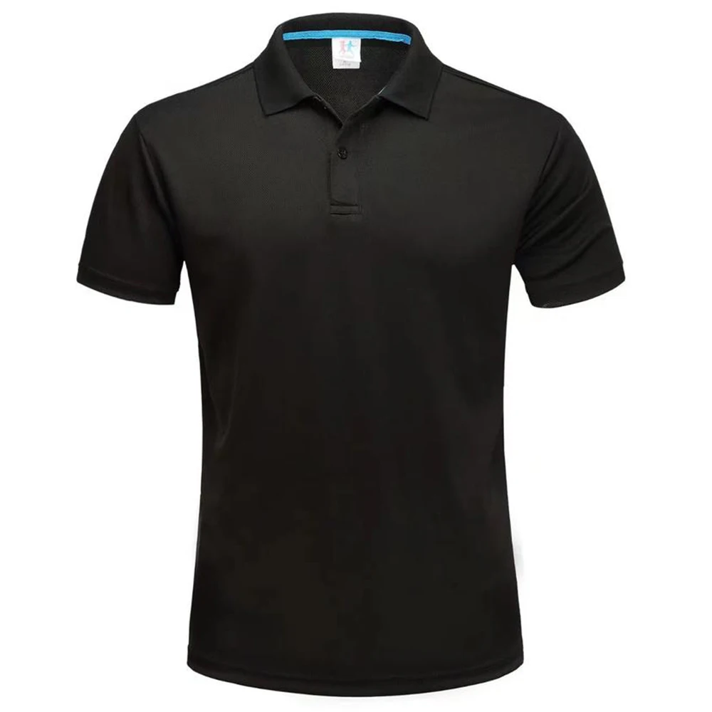 Quick Dry Breathable Golf Polo Shirt Men Summer Short Sleeve Polyester Running Collar T-Shirt Sports Camisa Polo T Shirt For Men Quick Dry Breathable Golf Polo Shirt Men Summer Short Sleeve Polyester Running Collar T-Shirt Sports Camisa Polo T Shirt For Men - Image 2