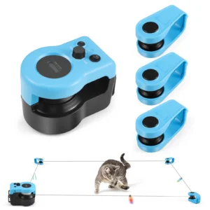 Katzenspielzeug für Katzen im Innenbereich, interaktives Katzenspielzeug, Radtrainer, neues Katzenlaufband für den Innenbereich, einstellbare Geschwindigkeit, simuliertes Jagdspielzeug