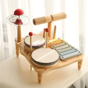 Holztrommel-Set für Kleinkinder – Percussion-Spielzeug