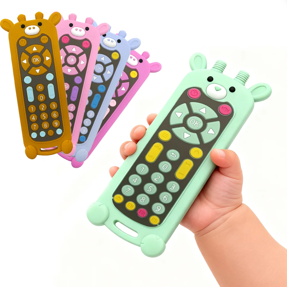 Baby-Beißring-Spielzeug: Realistische Cartoon-Fernbedienung Für Beruhigende Zahnfleischbeschwerden. Fernbedienungsspielzeug Baby-Beißring-Spielzeug: Realistische Cartoon-Fernbedienung Für Beruhigende Zahnfleischbeschwerden. Fernbedienungsspielzeug