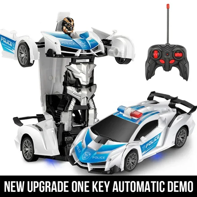 2-In-1 Rc Car Robot, Remote Control Transforming Toy Vehicle, Deformation Racing Car Model, Automatic Conversion Kids Boys Gifts 2-In-1 Rc Car Robot, Remote Control Transforming Toy Vehicle, Deformation Racing Car Model, Automatic Conversion Kids Boys Gifts - Image 7