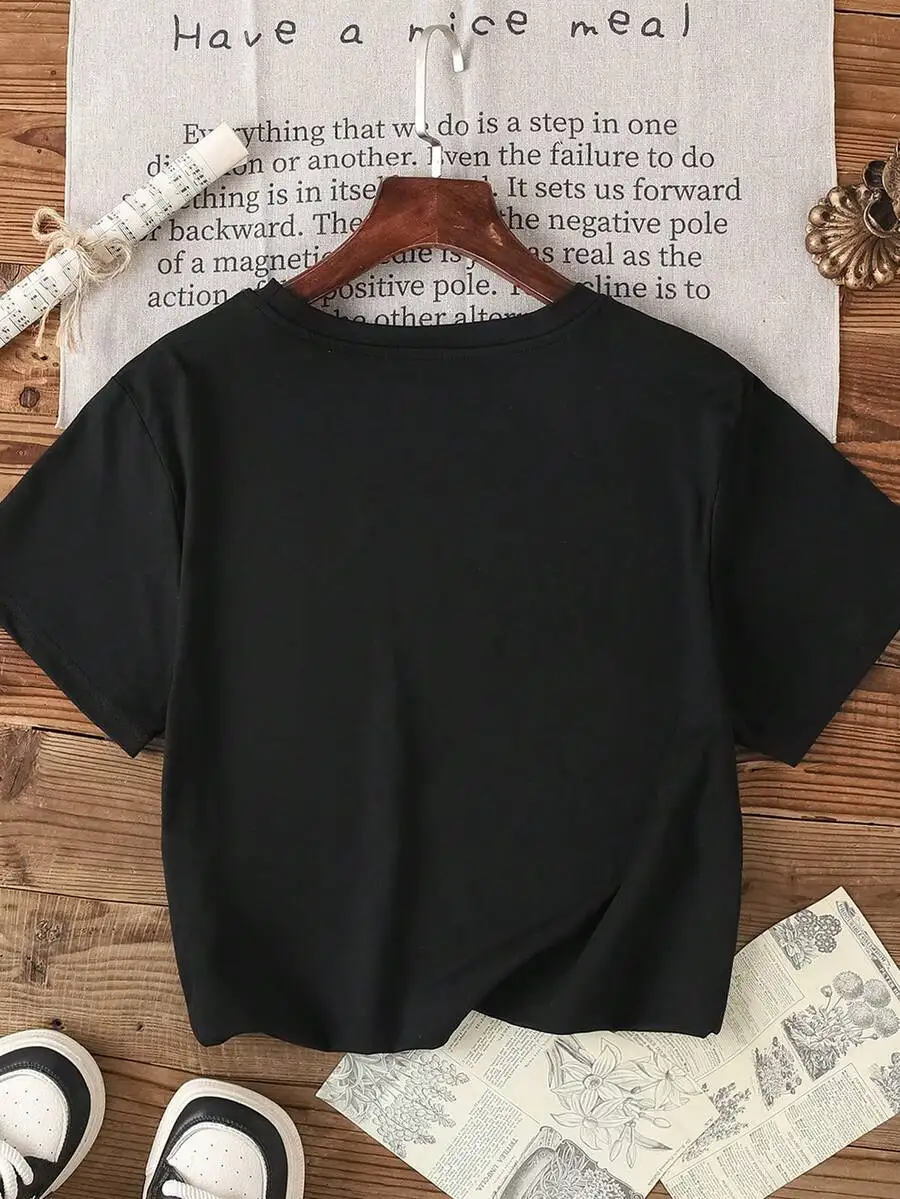 Unisex Casual Solid Color T‑Shirt Crew Neck Short Sleeve Everyday Wear Tee Unisex Casual Solid Color T‑Shirt Crew Neck Short Sleeve Everyday Wear Tee - Image 2