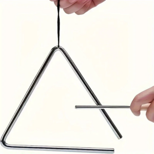 Professionelles Dreieck-Instrumentenset, Spaßiges Percussion-Instrument mit Schlagzeugstab, für Musikalische Darbietungen und Begleitungen