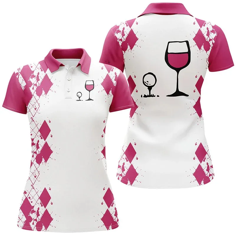Damen-Poloshirt Mit Aufdruck, Für Arbeit, Sport, Freizeit, Damen-T-Shirt, Oberteil, Sommer-Golfshirt, Kurzärmeliges Hemd Mit Umlegekragen Damen-Poloshirt Mit Aufdruck, Für Arbeit, Sport, Freizeit, Damen-T-Shirt, Oberteil, Sommer-Golfshirt, Kurzärmeliges Hemd Mit Umlegekragen - Image 4