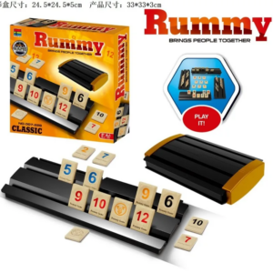 Digital Mahjong Game RUMMY GAME Number Matching Multiplayer Board Game Fun Family Friends Social Party Tabletop Card Game